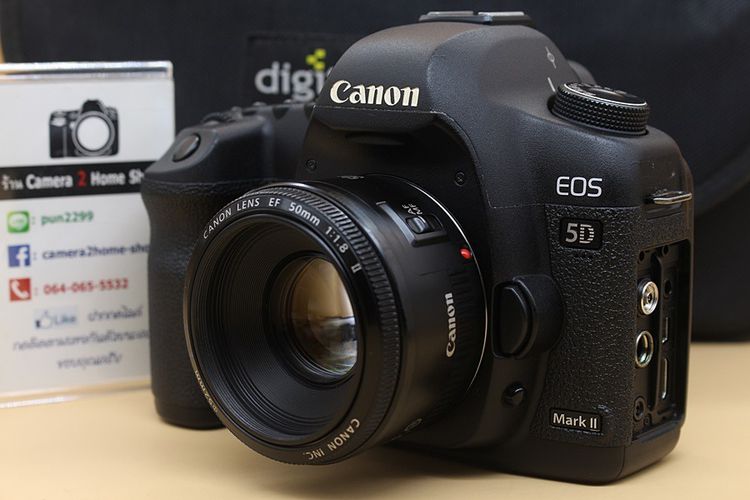 ขาย Canon EOS 5D II + lens EF 50mm II สภาพมีตำหนิตามรูป เมนูไทย ชัตเตอร์ 29,XXX อดีตร้าน ใช้งานได้ปกติทุกระบบ อุปกรณ์พร้อมกระเป๋า  รูปที่ 4