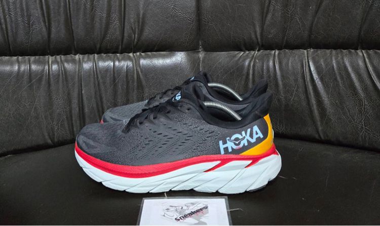Hoka One One Clifton 8 Anthracite Castlerock Red รูปที่ 2