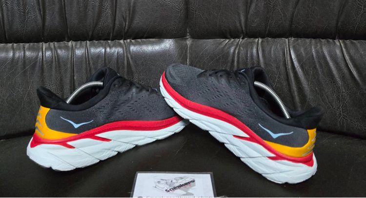 Hoka One One Clifton 8 Anthracite Castlerock Red รูปที่ 6
