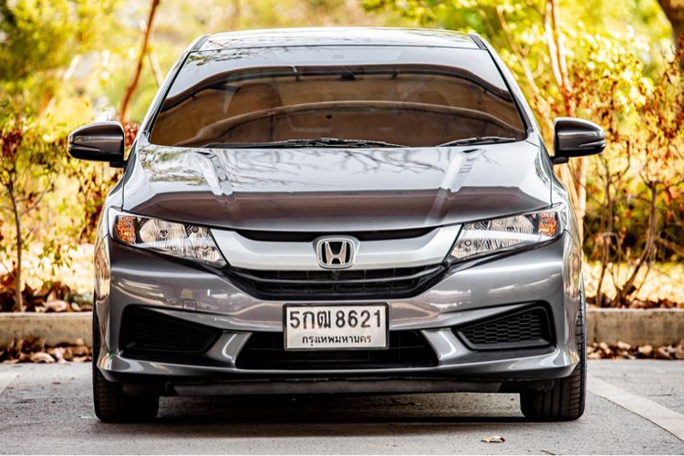 Honda City 2016 1.5 S Sedan เบนซิน ไม่ติดแก๊ส เกียร์อัตโนมัติ เทา รูปที่ 2
