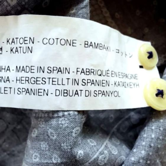 เสื้อ Zara Man
Paisley handkerchief
patchwork print
made in Spain🔵🔵🔵 รูปที่ 7