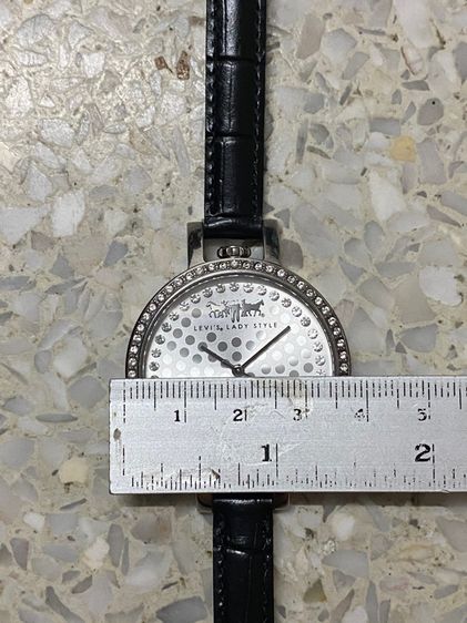 นาฬิกายี่ห้อ LEVI s ของแท้มือสอง เลดี้ สายหนังเปลี่ยนใหม่หัวสายเดิม 700฿ รูปที่ 7