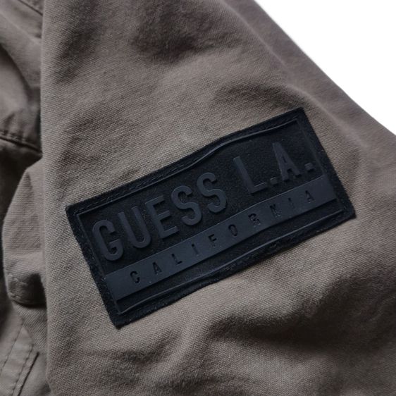 Guess Brown Military Full Zipper Jacket รอบอก 42” รูปที่ 3