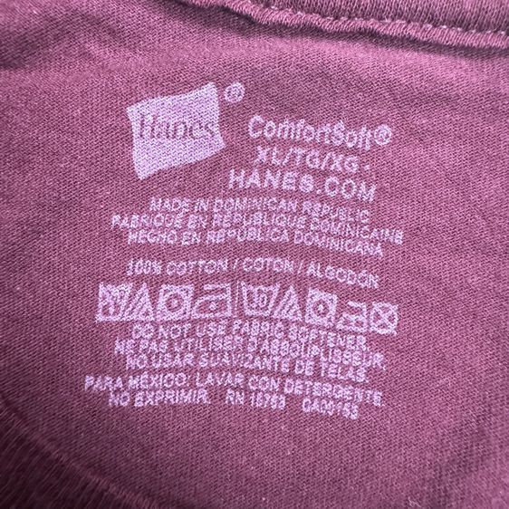 เสื้อยืดกระเป๋าหน้า Hanes Pocket​ ผ้านิ่มใส่ดี Size XL​ รูปที่ 2