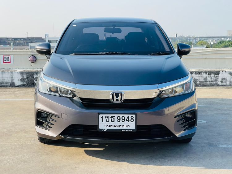Honda City 2020 1.0 SV Sedan เบนซิน ไม่ติดแก๊ส เกียร์อัตโนมัติ เทา รูปที่ 2