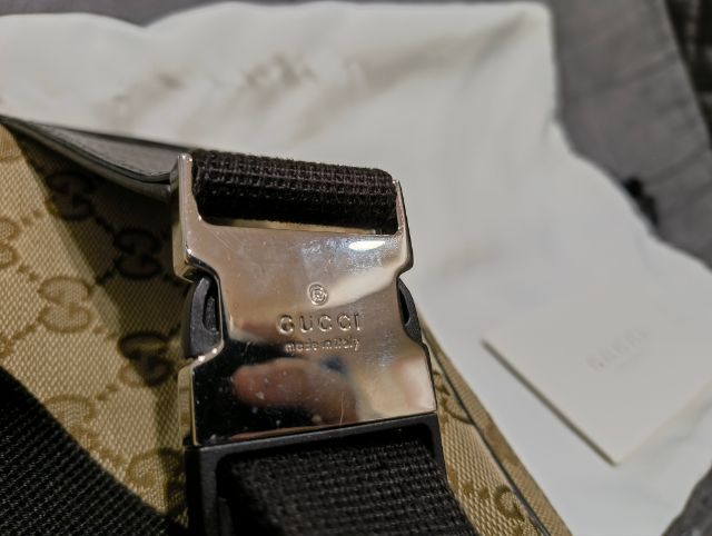 Gucci GG Original Guccissima Belt Bag in Beige Canvas ใหม่กริ๊บ รูปที่ 3