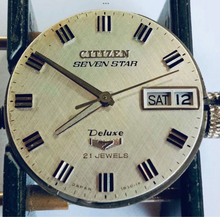 Citizen Seven Star Deluxe Vintage Day Date 21 Jewels Automatic เช็คระบบ ล้างเครื่อง ทำกันน้ำแล้ว รูปที่ 5