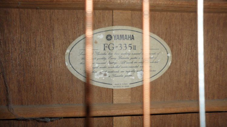 กีต้าร์โปร่ง yamaha f f335 II รูปที่ 6