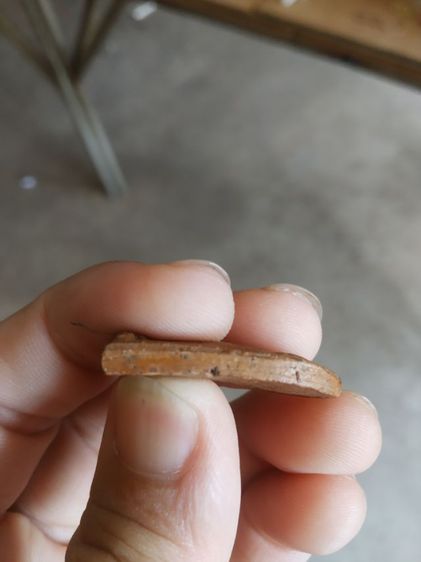 พระเนื้อดินพิมพ์เล็ก(พระพิมพ์พระยืนประทานพรหลังเรียบ(ไม่ค่อยสวย)(190402)(ไม่ทราบพระเกจิที่สร้าง)(ไม่ทราบอายุและรุ่น))พระเครื่องรางของมงคล รูปที่ 10