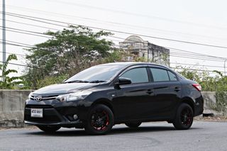 2015 Toyota Vios 1.5 E Auto สีดำ ไมล์น้อย มือเดียว 