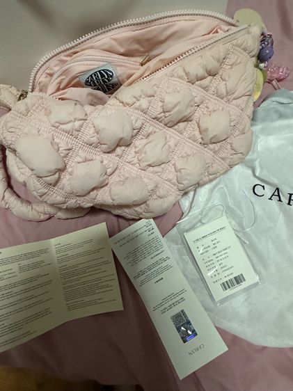 กระเป๋า Carlyn Cozy size M สีชมพู รูปที่ 4
