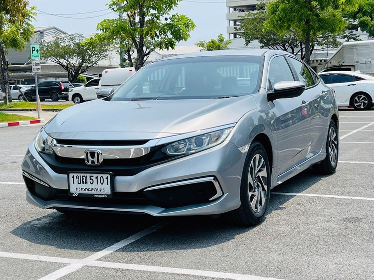 Honda Civic 2020 1.8 E i-VTEC Sedan เบนซิน ไม่ติดแก๊ส เกียร์อัตโนมัติ เทา รูปที่ 1