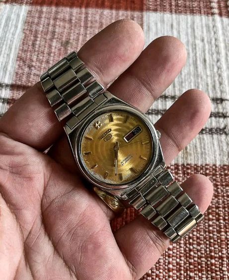 🔥🔥🔥 เปิดขาย นาฬิกา Seiko 7s26 หน้าเสี้ยนเเผ่นเสียง สีทอง ระบบออโต้  สวยๆเดิมๆเก่าเก็บ 🔥🔥🔥 รูปที่ 4