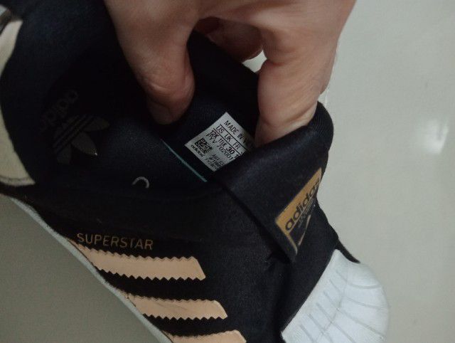 ขายรองเท้าเด็ก Adidas ของแท้ มือสอง สีดำ size 12k รูปที่ 4