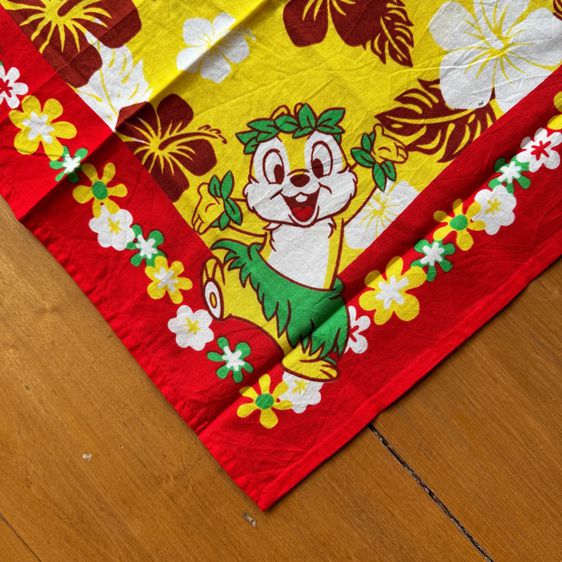 ผ้าเช็ดหน้า MICKEY MINNIE MOUSE ฮาวาย ลายดอก TOKYO DISNEYLAND DISNEY รูปที่ 3