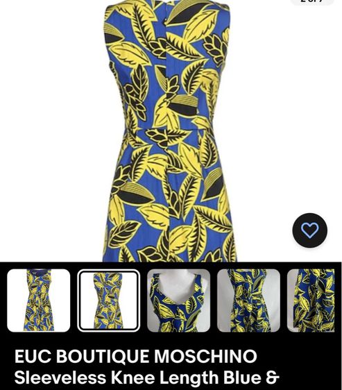 Moschino dress รูปที่ 3