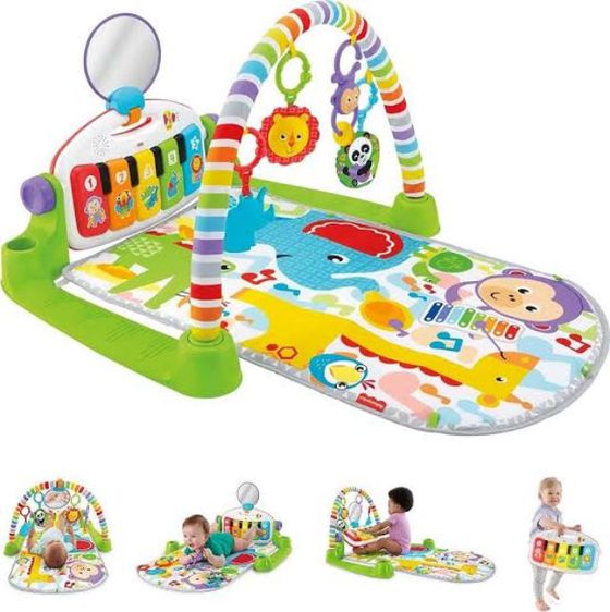 Fisher-Price Baby Playmat Deluxe Kick, Play Piano and Gym   รูปที่ 6