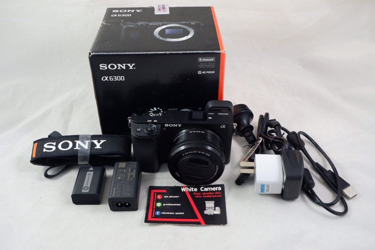 กล้องมิลเลอร์เลส ไม่กันน้ำ Sony A6300 + เลนส์ 16-50 OSS