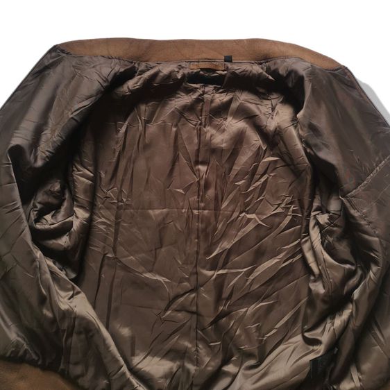 Uniqlo Brown Faux Suede Bomber Jacket รอบอก 46” รูปที่ 9