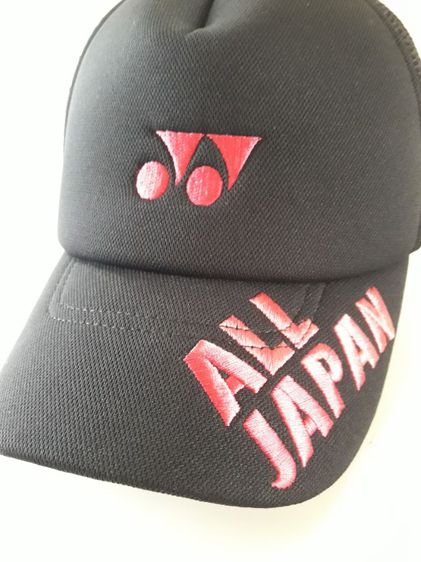 หมวกแก๊ป Yonex All Japan สีดำลายปักชมพู รูปที่ 2