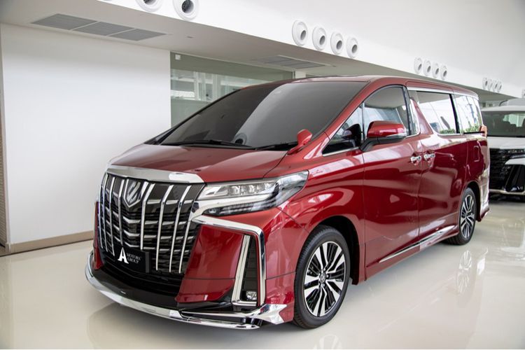 Toyota Alphard 2023 2.5 G Van เบนซิน ไม่ติดแก๊ส เกียร์อัตโนมัติ แดง รูปที่ 3
