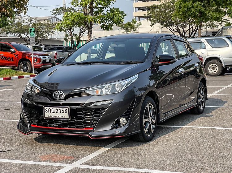 Toyota Yaris 2018 1.2 G Plus Sedan เบนซิน ไม่ติดแก๊ส เกียร์อัตโนมัติ เทา รูปที่ 1