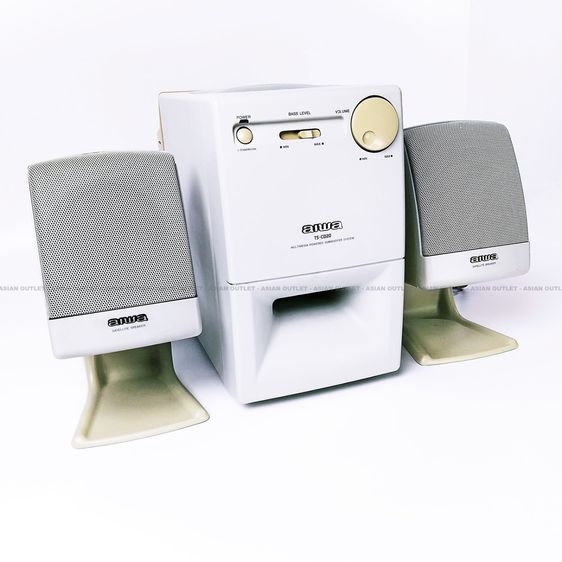 ลำโพง AIWA TS-CD20 Active Speaker with T-BASS System แถมสาย Prolink เกรด A ใช้งานเต็มระบบ สภาพดีมาก หายาก ราคาพิเศษ รูปที่ 5