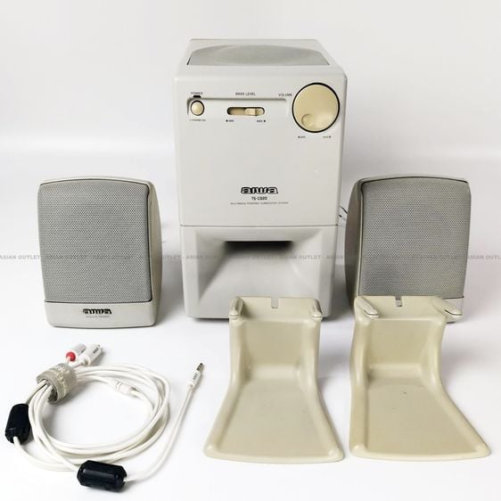 ลำโพง AIWA TS-CD20 Active Speaker with T-BASS System แถมสาย Prolink เกรด A ใช้งานเต็มระบบ สภาพดีมาก หายาก ราคาพิเศษ รูปที่ 2
