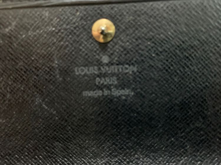Louis Vuitton Black Epi Leather Porte Tresor International Wallet รูปที่ 4