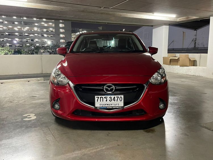 Mazda Mazda 2 2015 1.3 Sports High Connect Sedan เบนซิน ไม่ติดแก๊ส เกียร์อัตโนมัติ แดง รูปที่ 2