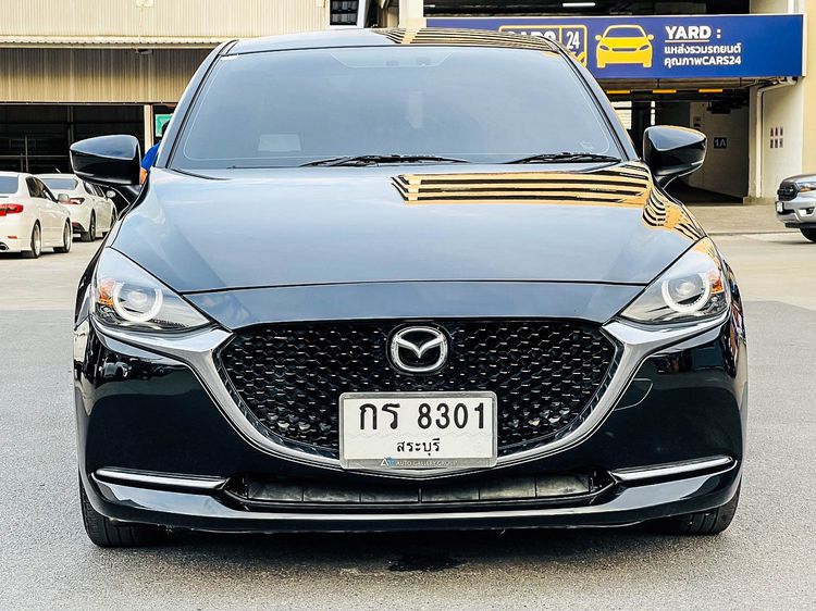 Mazda Mazda 2 2020 1.3 Skyactiv-G S Leather Sedan Sedan เบนซิน ไม่ติดแก๊ส เกียร์อัตโนมัติ ดำ รูปที่ 2