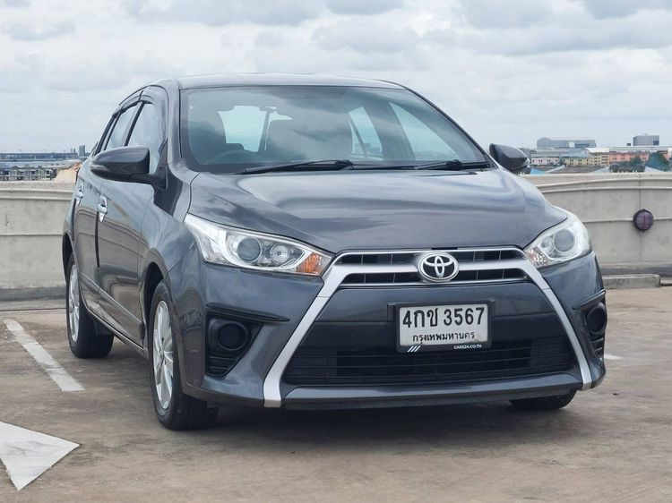 Toyota Yaris 2014 1.2 G Sedan เบนซิน ไม่ติดแก๊ส เกียร์อัตโนมัติ เทา รูปที่ 3