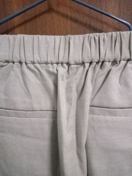Carreman designed in France by Global Work กางเกงผู้หญิงขายาวสีครีม SizeL เอว 28 ยาว36 สะโพก 38 เป้ากางเกง13 ขากางเกงกว้าง 6.5นิ้วเอวสม็อค  รูปที่ 11