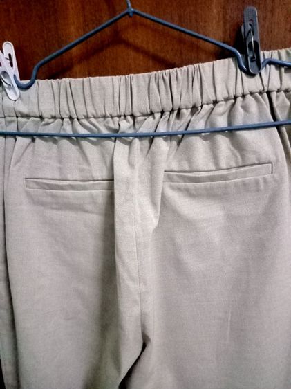 Carreman designed in France by Global Work กางเกงผู้หญิงขายาวสีครีม SizeL เอว 28 ยาว36 สะโพก 38 เป้ากางเกง13 ขากางเกงกว้าง 6.5นิ้วเอวสม็อค  รูปที่ 8