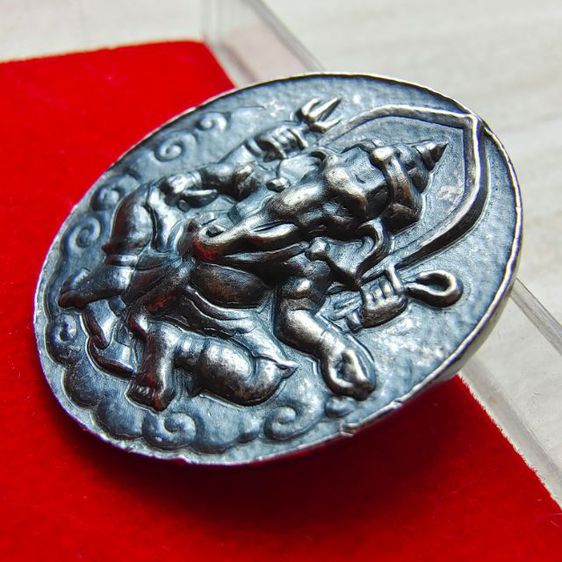 เหรียญหล่อพระพิฆเนศ กรมศิลปากร ปี 2540 รุ่นแรก เนื้อเงิน ตอกโค๊ด รับประกันแท้ตลอดชีพ รูปที่ 4