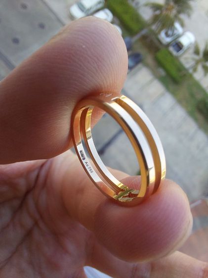 แหวนทองแท้ GUCCI 18K ROSE GOLD 🇮🇹 ไซส์ 54    ต่อรองได้ครับ สบายๆ 🥰 รูปที่ 4