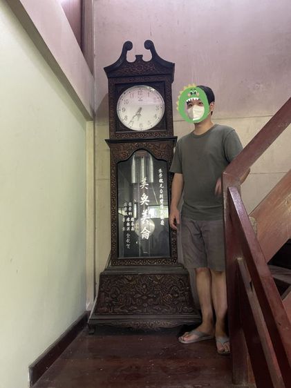 ขายนาฬิกาโบราณตั้งพื้นสภาพดีใช้งานได้สภาพสวย  เจ้าของขายเอง รูปที่ 2