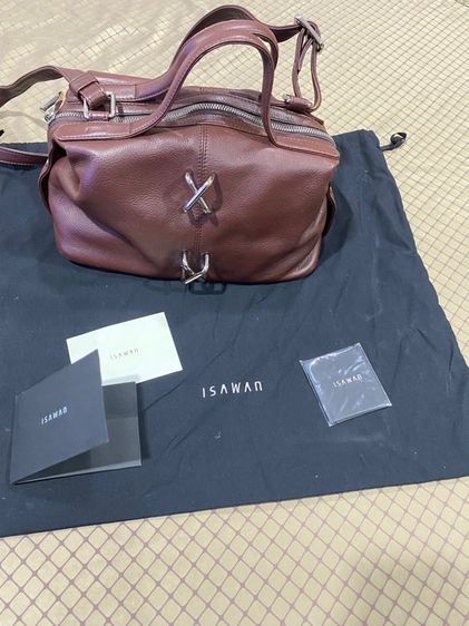 กระเป๋าถือ ISAWAN ของใหม่ หนังแท้ อุปกรณ์ครบ รูปที่ 8