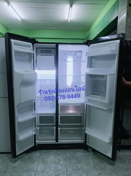 ตู้เย็น side by size รุ่นแบบกดน้ำแข็งและกดน้ำดื่มหน้าตู้ได้ยี่ห้อ samsung รูปที่ 3