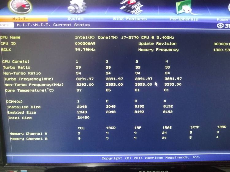 ขายอะไหล่คอม1155 Z77X  I7 3770 Ram 16G DDR3(8+8) R7 360 2G รูปที่ 5