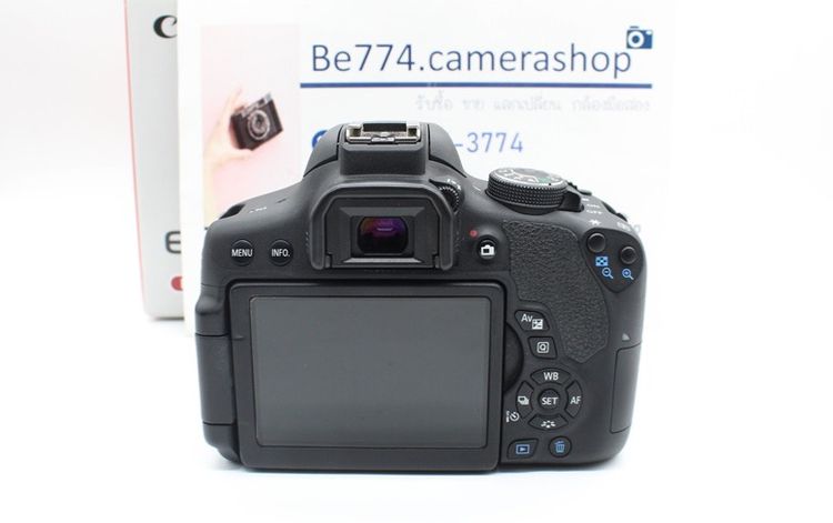 Canon EOS 750D lens 18-55 IS STM พร้อม filter สภาพสวย เมนูไทย อุปกรณ์ยกกล่อง อดีตประกันศูนย์ รูปที่ 6