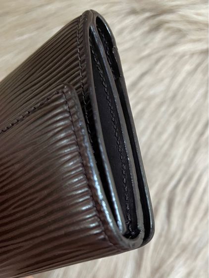 Louis Vuitton Epi Ludlow M6330D Bifold Wallet Coin Case Unisex ของแท้ รูปที่ 8