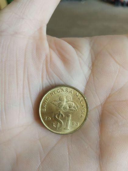 เหรียญประเทศมาเลเซีย(เหรียญชนิดหนึ่งริงกิตถูกสร้างขึ้นเมื่อปีคริสตศักราช1993(เหรียญกษาปณ์หมุนเวียน))เอาไว้สะสมหรือโชว์ รูปที่ 6