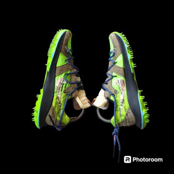 Nike Zoom Terra Kiger 5 x Off White Electric Green รูปที่ 4