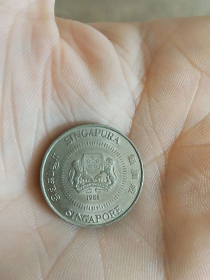เหรียญประเทศสิงคโปร์(เป็นเหรียญประเทศสิงคโปร์ชนิด50เซนต์(เหรียญกษาปณ์ชนิดหมุนเวียน)(ผลิตขึ้นในปีคริสตศักราช1988))เอาไว้สะสมหรือโชว์ก็ได้ รูปที่ 6