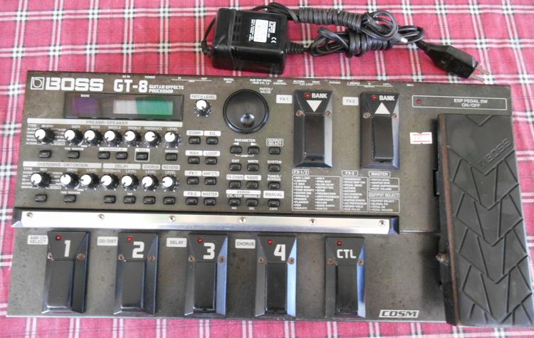 เอฟเฟคกีต้าร์ Boss GT-8 รูปที่ 4