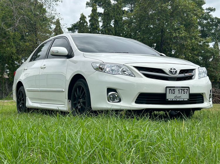 Toyota Altis 2010 1.8 E Sedan เบนซิน ไม่ติดแก๊ส เกียร์อัตโนมัติ ขาว รูปที่ 2