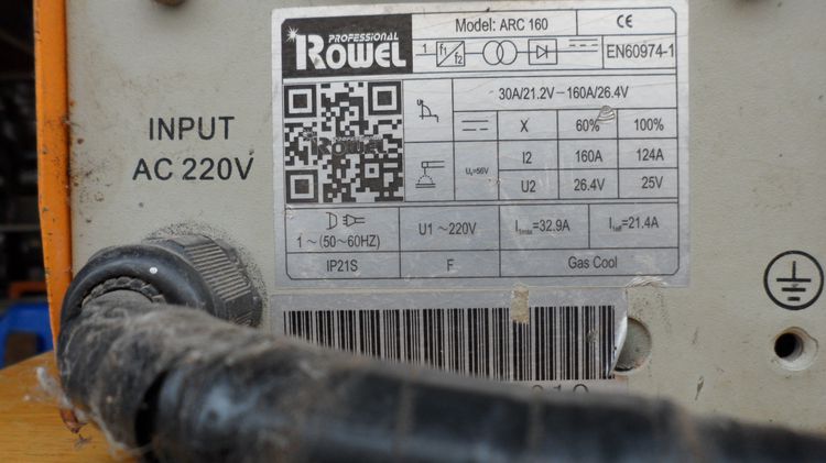 เครื่องเชื่อม INVERTER ROWEL PRO ARC160 160 แอมแปร์ รูปที่ 5