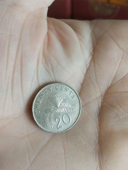 เหรียญประเทศสิงคโปร์(เหรียญสิงคโปร์ชนิด20เซนต์(เหรียญกษาปณ์ชนิดใช้หมุนเวียน)(ถูกผลิตขึ้นในปีคริสตศักราช1987))สำหรับเอาไว้สะสมหรือโชว์ รูปที่ 7