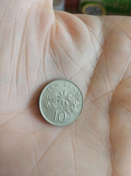 เหรียญประเทศสิงคโปร์(เหรียญประเทศสิงคโปร์ชนิด10เซนต์(เหรียญกษาปณ์ที่ใช้หมุนเวียน)(ถูกผลิตขึ้นในปีคริสตศักราช1991))สำหรับเอาไว้สะสมหรือโชว์ รูปที่ 10